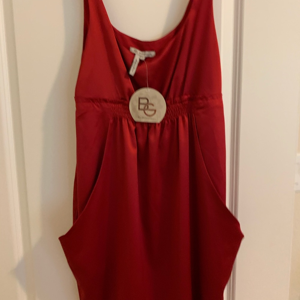 Red BCBGeneration Tulip Tank Dress.  NWT - Medium
